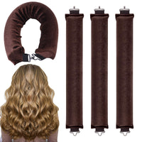 LFCFBH 4PCS Heatless Curling Rod, Soft Overnight Blowout Rods for Long Hair, Short Hair, Straight or Curly Hair