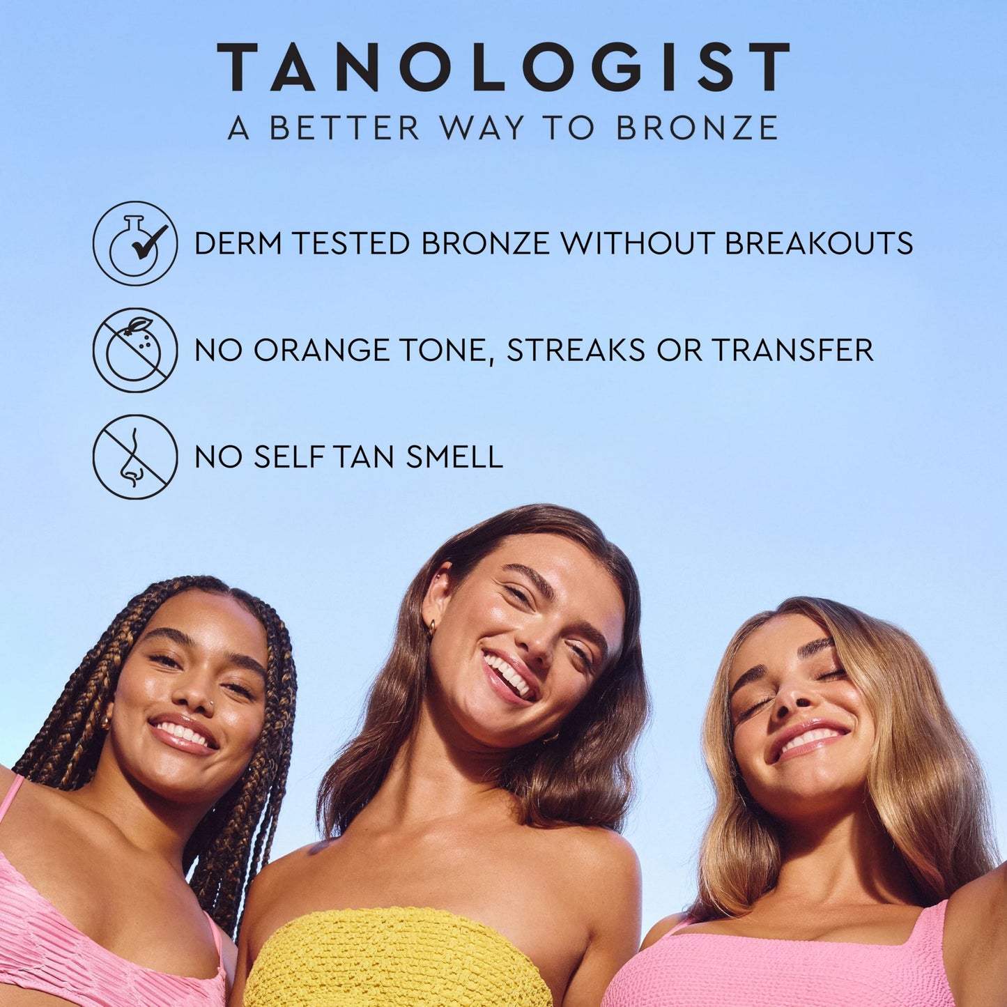Tanologist Self-Tan Hydrating & Brightening Face Mist 100ml, Dermatologist Tested, Buildable Natural Glow, Maintains Skin Barrier, Quick-Drying Micromist for Flawless Tanning