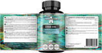 APOLLO'S HEGEMONY Fish Oil 1000mg - High Dose Omega 3 with 330mg EPA and 220mg DHA - 200 Softgel Capsules - 6 Months Supply - Unsaturated Fatty Acids (EFAs) - Supports Heart and Brain Health - by Apollo's Hegemony