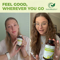 Natures Zest Saccharomyces Boulardii 20 Billion CFU - 120 Capsules | High Strength Prebiotics and Probiotics for Women & Men | Digestion Supplement with Natural Postbiotic Benefits | Vegan | 4 Months Supply