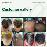 MANUAL Manual Hair Growth Vitamin Supplements (180 Capsules) - for Thicker & Healthier Hair - with Multiple Vitamins Including Biotin & Collagen - for Hair Loss & Thinning - Take 1 Daily - 6 Month Supply