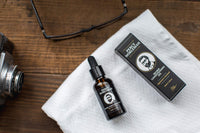 Percy Nobleman Beard Oil – 99 % Natural Conditioning & Grooming Oil – Argan, Jojoba, Avocado, Almond & Marula Oils – Vanille Musk Scent – Softens, Nourishes & Tames Coarse Beards (30 ml)