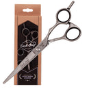 Dark Stag DS+ Offset Professional Premium Barber Scissors - Heat Treated Durable Stainless Steel for Ultimate Hairdressing, Cutting & Styling (6 inch)