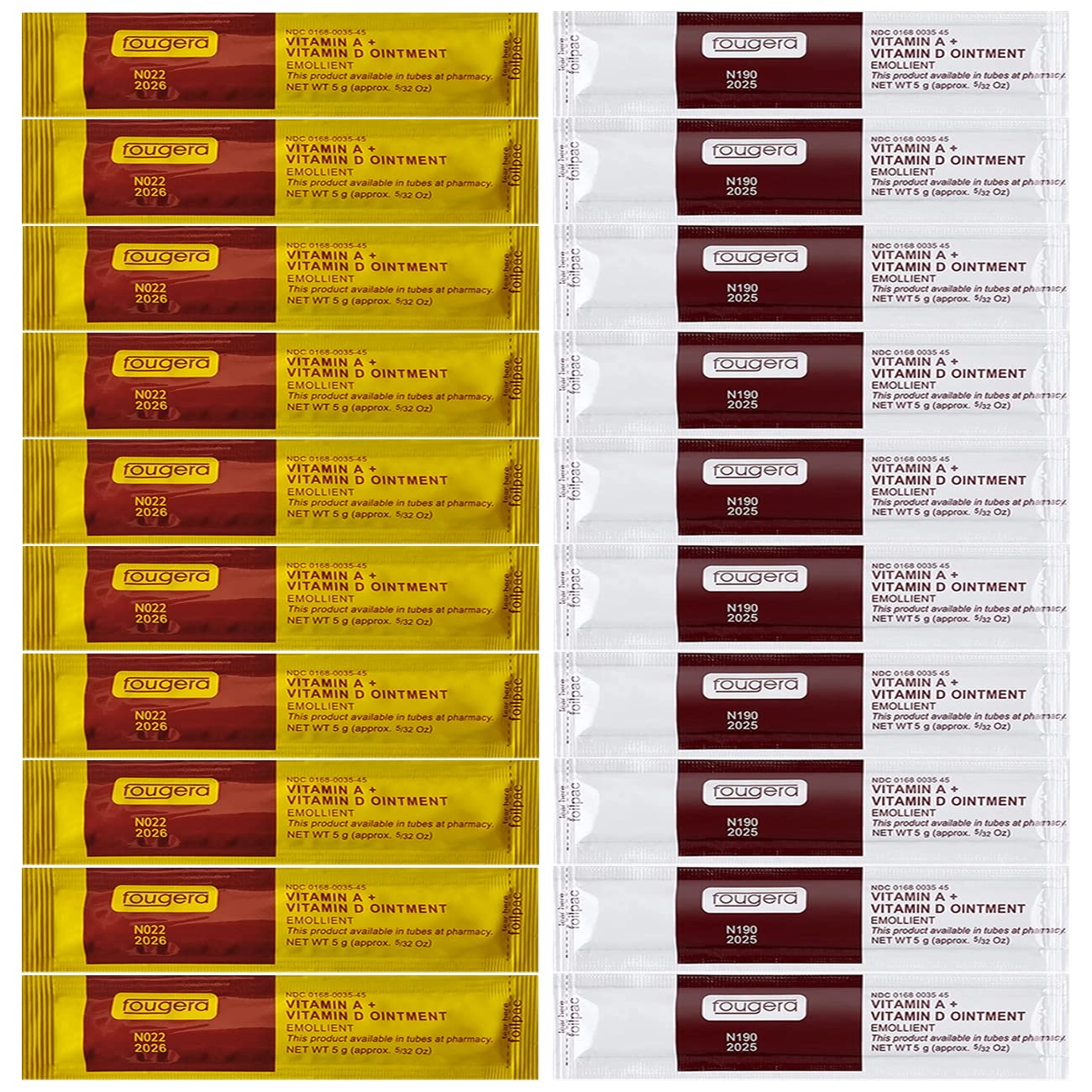 KAIQIKAIXI Tattoo Scar Repair Gel, Professional Tattoo Aftercare Scar Repair Cream With Ointment Vitamin Anti Scar Gel for Permanent Makeup,Microblading and Tattoo Supplies（20pcs）