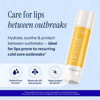 Herstat Daily Lip Balm | Use Between Cold Sore Outbreaks | 3% Propolis | Softens, Hydrates Coldsore Prone Lips