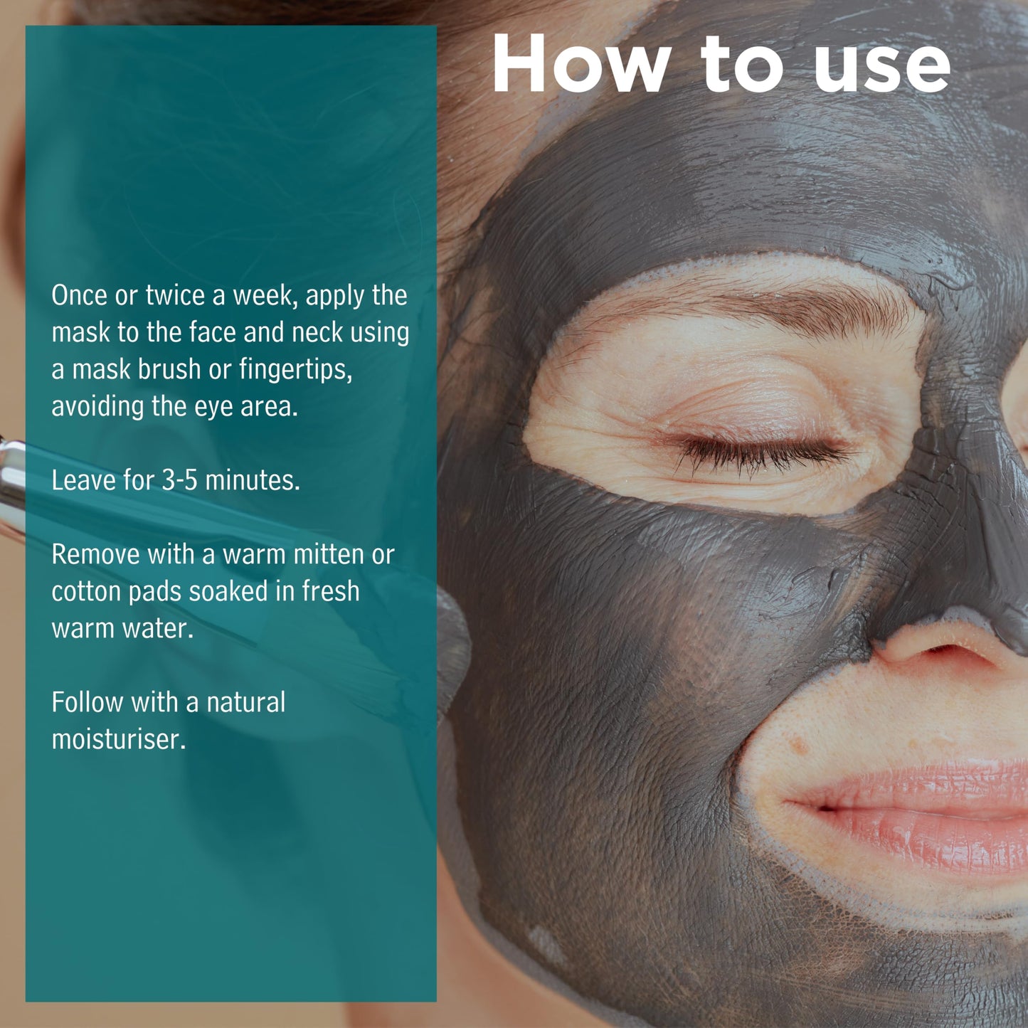 Sea Magik Black Clay SOS Natural Dead Sea Mud Mask for brightening dull skin.