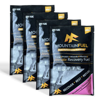 VPoint Leisure Mountain Fuel Ultimate Recovery Multipack. Contains 4 X Strawberry Energy Sachets for Runners, Cyclists, Marathon Training and Climbing. Contains Carbohydrates, Protein, Fibre and Minerals. WADA-safe.