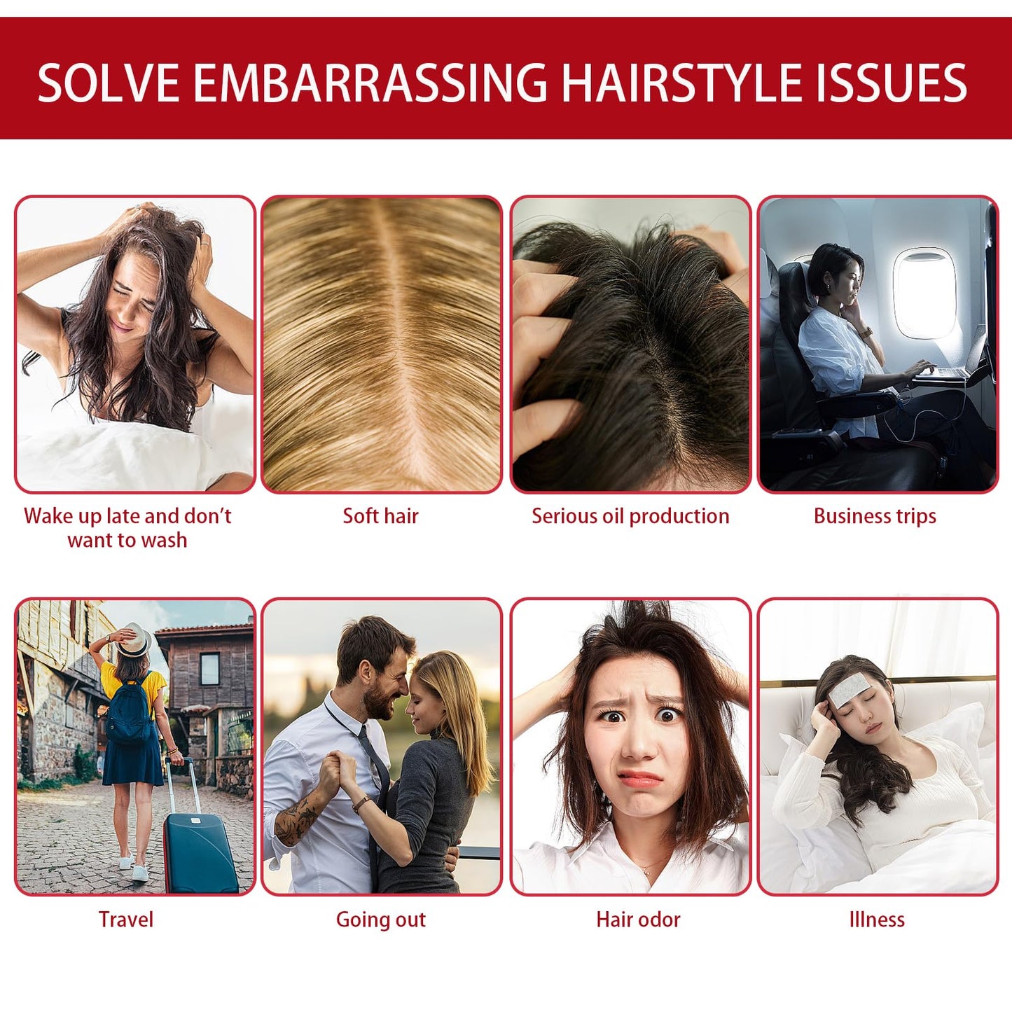 DMQ Hair Volume Powder, 10g Unisex Root Hair Styling Matt Look,Hair Oil Control Powder,Extra Strong Hold, Invisible Look, All Day Lasting,Volumising Hair Products for All Hair Type