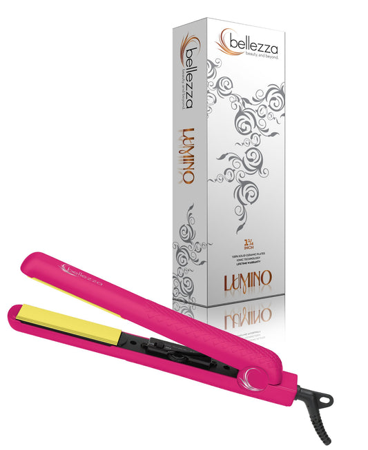 Bellezza 1.25" Straightener Lumino - Pink