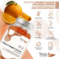 Troo Health Care Collagen Complex - 60 Natural Orange Gummies