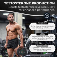 Alpha Men: Shilajit, Ashwagandha & Lion's Mane Capsules 1800mg for Peak Physical and Cognitive Performance. Premium Brain, Energy & Mood Support Blend 1800mg