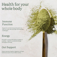 Aduna Organic Super Greens Blend | 100% Natural Superfood Powder for Immune Support & Energy | Stir-in Blend with 10+ Superfoods, Moringa & More | Vegan Powder for Smoothies, Shakes & Yoghurt | 250g