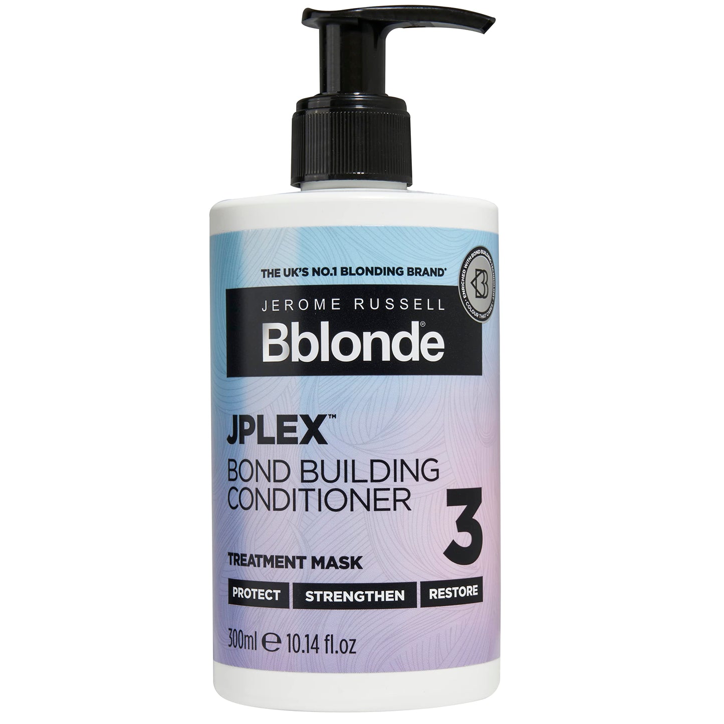 Jerome Russell Bblonde JPLEX CONDITIONER | Bond Building Deep Conditioning Hair Mask for Damaged Hair | Strengthening & Repair Treatment to Improve Hair Health & Restore Elasticity | 300ml