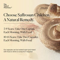 The Naked Pharmacy | Saffrosun for Children | No Additives | Vegan | 60 Capsules