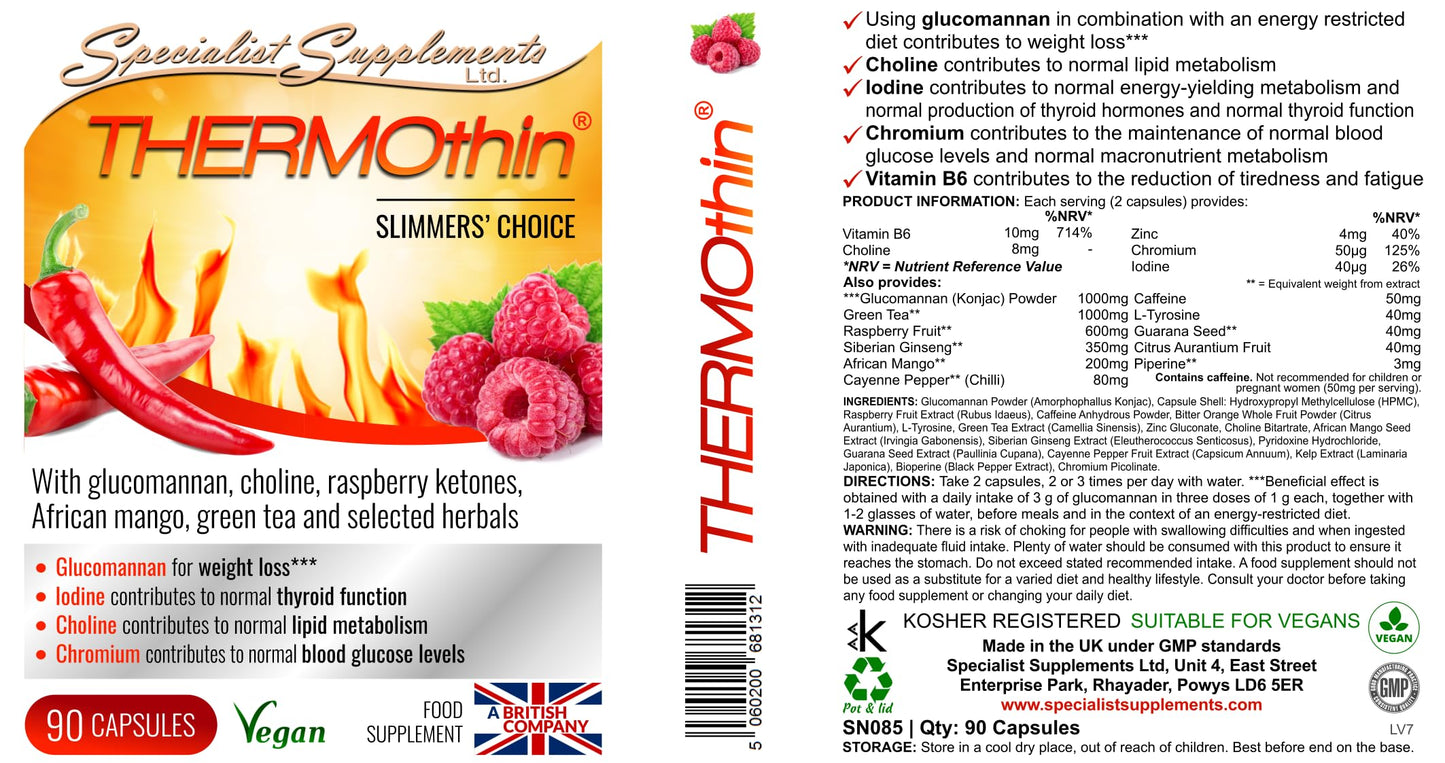 Specialist Supplements THERMOthin in Shape 90 Capsules