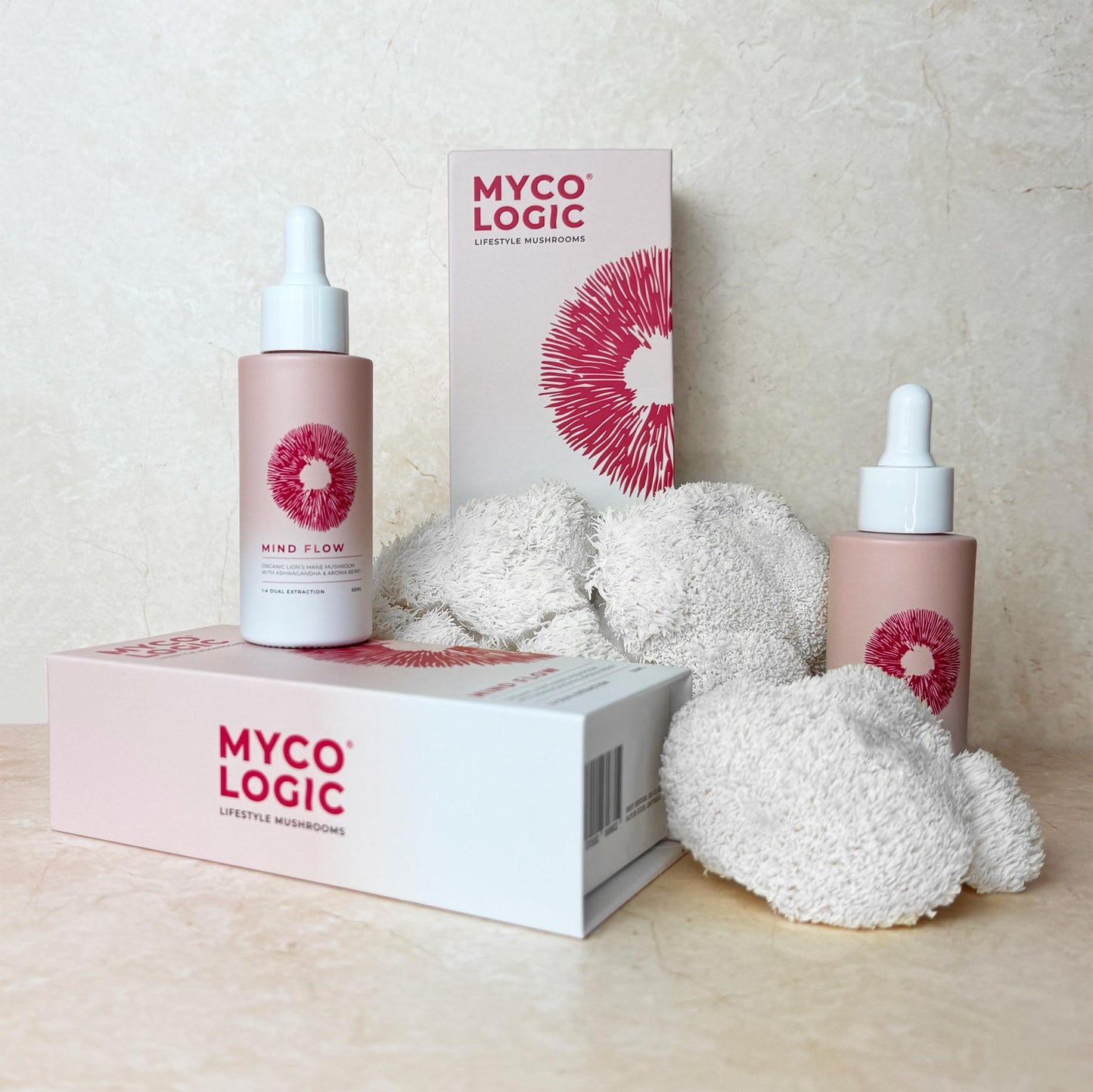 MYCO LOGIC LIFESTYLE MUSHROOMS Mycologic High Strength Lions Mane Tincture - 42,500mg 50ml Liquid Drops Functional Mushroom Supplement with Adaptogens Ashwagandha & Super Food Aronia Berry - Cognitive Performance, Memory & Focus