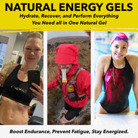 Buzz Power Honey Energy Gels for Running with 25g Carbohydrate (10 Pack) - Natural Running Gels with Performance Electrolytes, Glucose & Fructose for Endurance Athletes and Outdoor Activities