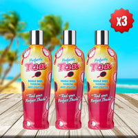 DCF Success Tan Tanning Perfectly Accelerator Lotion 3 Pack – 250ml Each, Ultra-Hydrating Indoor/Outdoor Formula with Aloe Vera, Sunflower & Monoi de Tahiti Oil, Includes Tanning Goggles