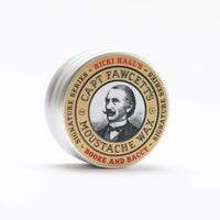 CAPTAIN FAWCETT Captain Fawcett Ricki Hall’s Booze & Baccy Moustache Wax 15ml – Firm Hold Moustache Styling Wax for Men – Whiskey, Honey & Tobacco Scented Grooming Wax for a Classic Finish