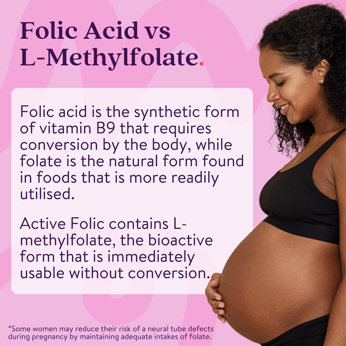 Solvotrin Active Folic 400 mcg – L-Methylfolate Folic Acid Supplement – Highly Absorbed, Vegan – Supports Pregnancy, Energy, Tiredness & Fatigue Reduction – 60 Capsules (2-Month Supply)