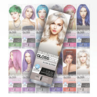 Knight & Wilson Colour-Freedom Gloss Pro 150ml Silver Blonde Semi-Permanent Hair Colour - Ultra-Vibrant Vegan Colour Mask with PurePlex | Ammonia Free Colour Lasts Up To 6-10 Washes