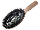 Flair Brush Pure Soft Boar Bristles Hair Brush - Walnut Handle Lightweight
