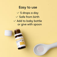 BioGaia Protectis Baby Drops | Probiotic Supplement for Newborns, Babies & Infants | Daily Digestive Support with ﻿100 Million Live L. Reuteri Probiotics | Features LongevityGuard | 10 ml