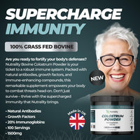 Nutrality Bovine Colostrum Powder 1500mg 150g | Immune Support, Gut Health, 100% Grass Fed Bovine, Growth & Metabolic Factors, Optimal Wellness | No Preservatives & Hormone-Free