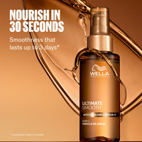 Wella Professionals ULTIMATE SMOOTH Miracle Oil Serum - Hair Oil With Squalane & Omega 9 - For Dry, Dull & Frizzy Hair (30ml)