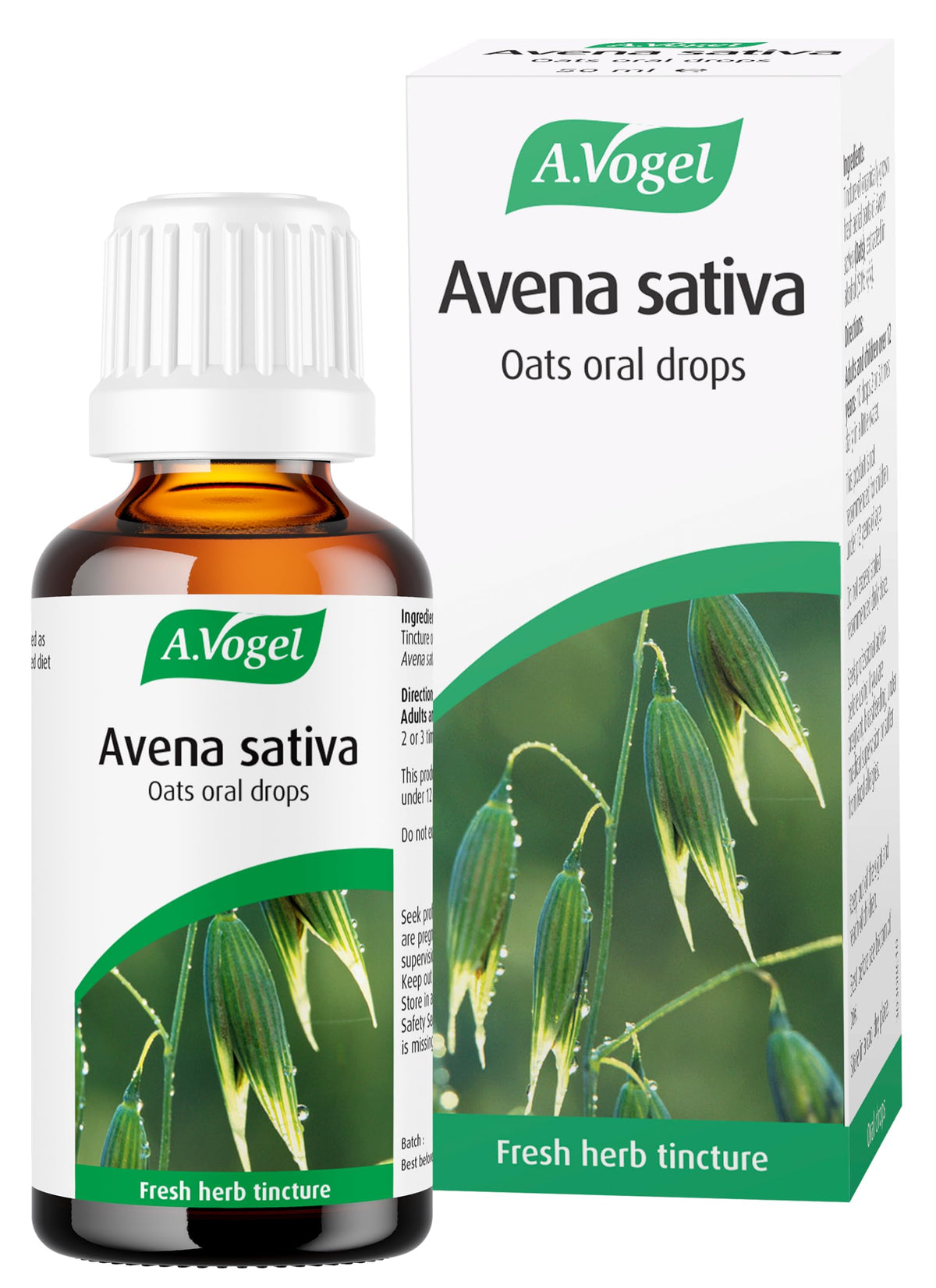 A.Vogel Avena Sativa Oat Drops | Food Supplement | Organically Grown Fresh Avena Sativa | Suitable for Vegans | 50ml