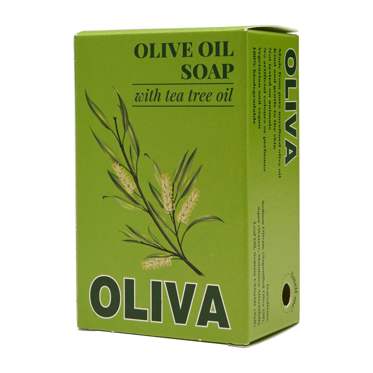 Oliva | Olive Oil Soap with Tea Tree, 100g Bar