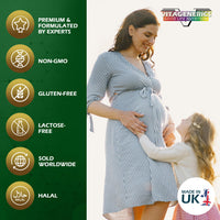 VitaGenerics VITAGENERICS FitPregnancy Multivitamin & Minerals Plus Omega 3, 30 Tablets Plus 30 Capsules, with Zinc, Iron & B Vitamins, Made in UK