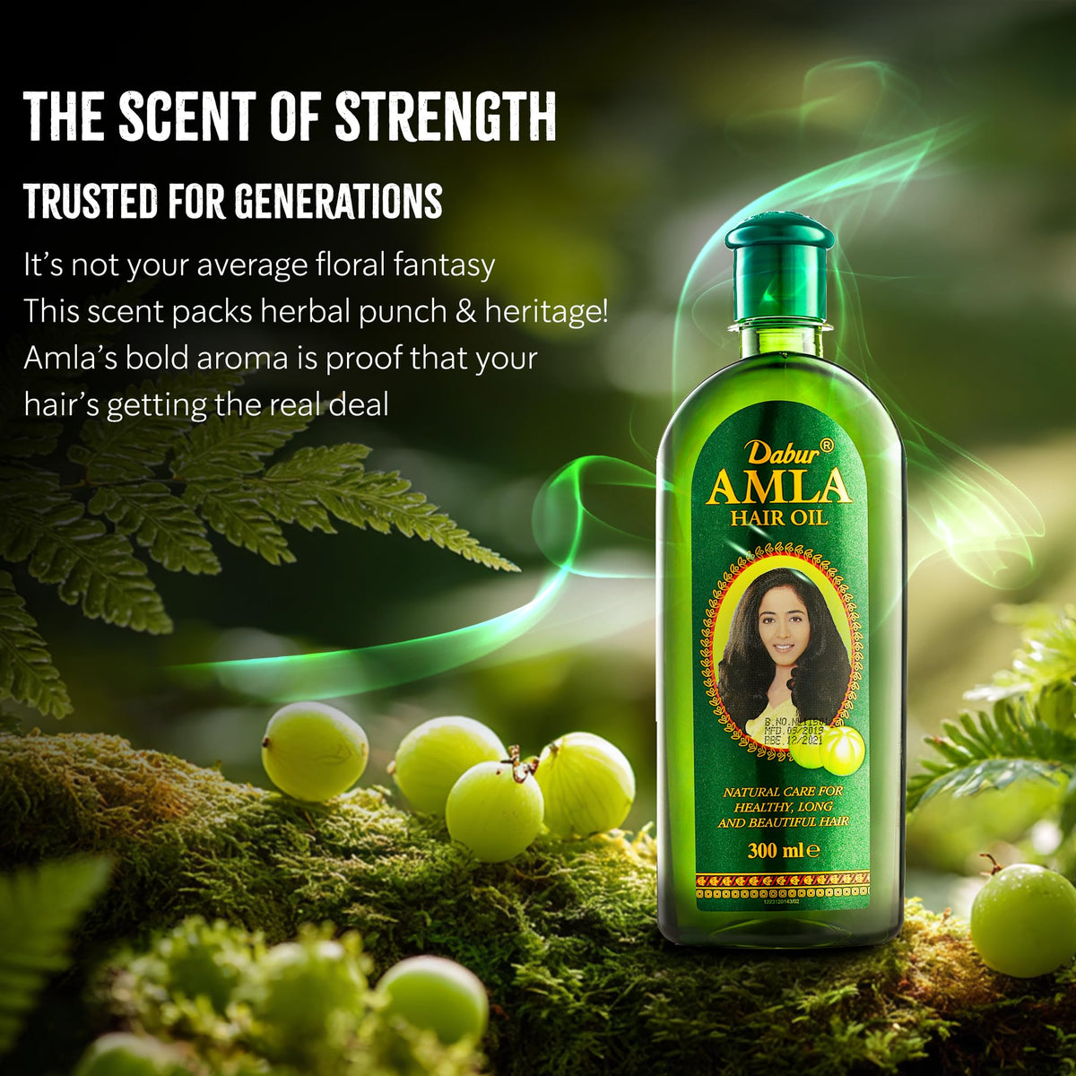 Dabur Amla Hair Oil - 100ml | For Strong, Long & Thick Hair | Nourishes Scalp | Controls Hair Fall, Strengthens Hair & Promotes Hair Growth