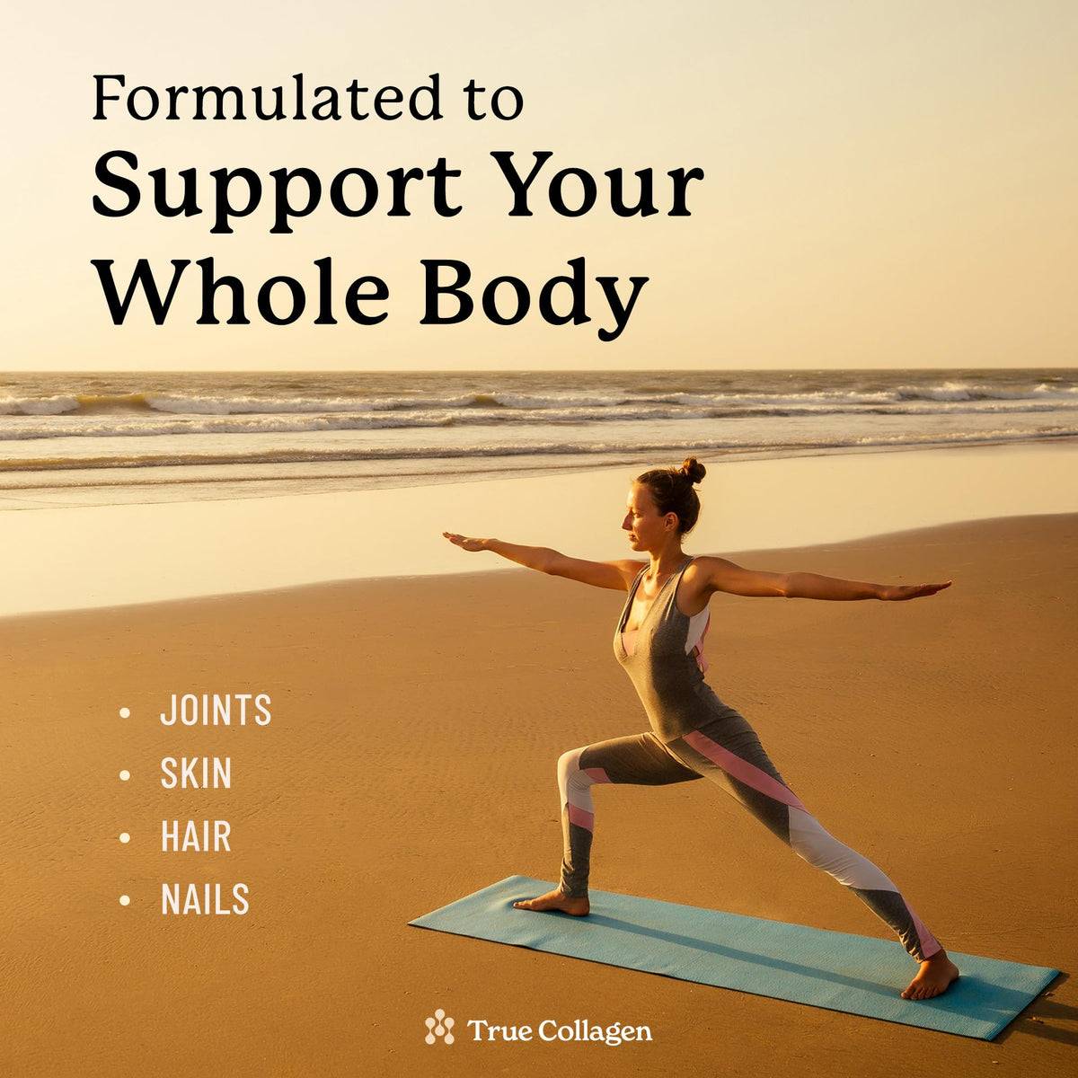 True Collagen Joints | 10,000mg Hydrolysed Collagen Liquid Supplement - 2x500ml, 40 Days | Type I, II, III, Glucosamine, MSM, Turmeric & Chondroitin for Healthy Joints, Hair, Skin & Nails | Sugar-Free