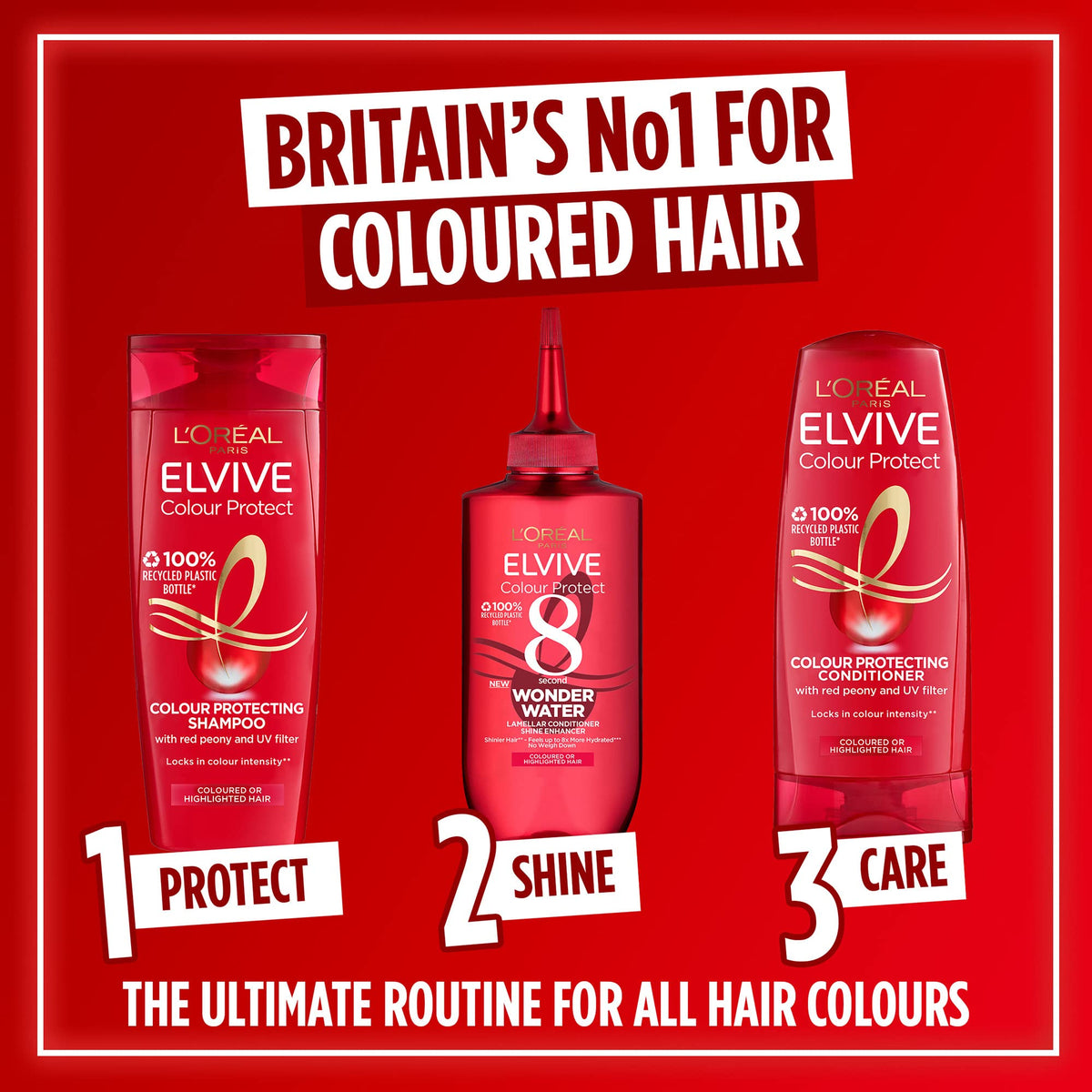 L'Oreal Paris L'Oréal Paris Wonder Water, Liquid Hair Conditioner by Elvive Colour Protect, 8 Second Hair Treatment for Damaged, Coloured Hair with Lamellar Technology, 200 ml