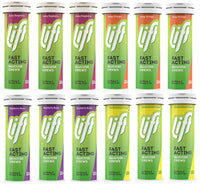 GlucoTabs Lift Glucose Chews - Mixed Case 12 x 10 Tabs - Orange, Raspberry, Blueberry & Lemon & Lime