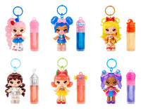 Yummiland x Licensed Sweets Lip Gloss Doll: Hershey’s Kisses - Coco Kisses - Includes 1 Doll, DIY Lip Gloss + Removable Keychain, Cosmetic Play, Collectible, Suitable for Children Ages 4+