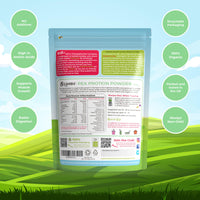 Organic Pea Protein Powder - European Vegan Protein Powder by TheHealthyTree Company for Muscle Growth & Recovery - Non-GMO and Keto - Natural Unflavoured Pea Protein (300g)
