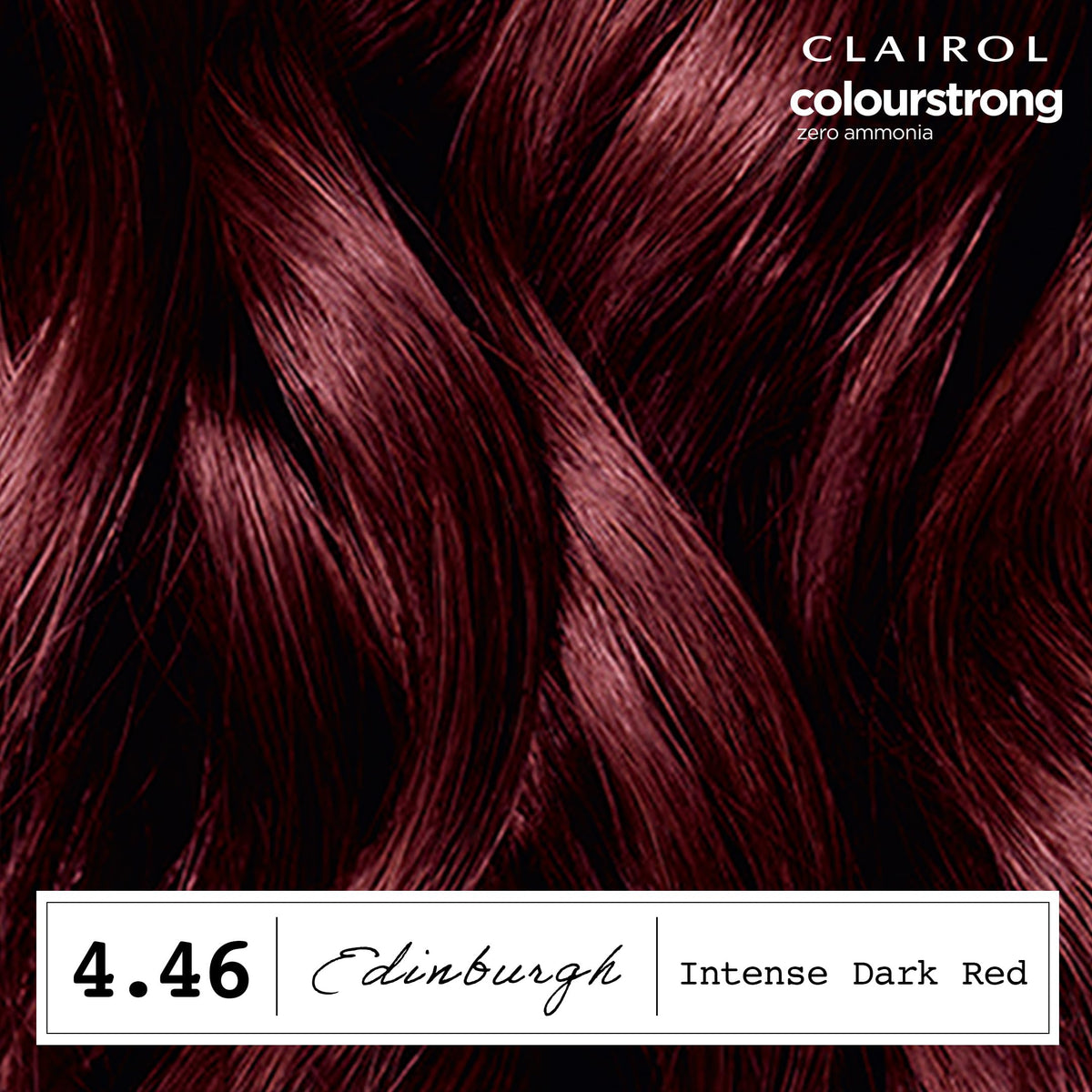 Clairol CLAIROL COLOUR STRONG PERMANENT HAIR DYE - 4.46 INTENSE DARK RED