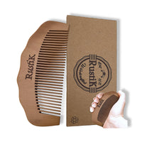Wooden Labour Comb by RustiK, Natural Pain Relief, Splinter Free Pear Wood, Acupressure, Can be used with Birthing, Labor, Anxiety, adhd, Autism or Pain/Stress Situations. Squeeze/Fidget.