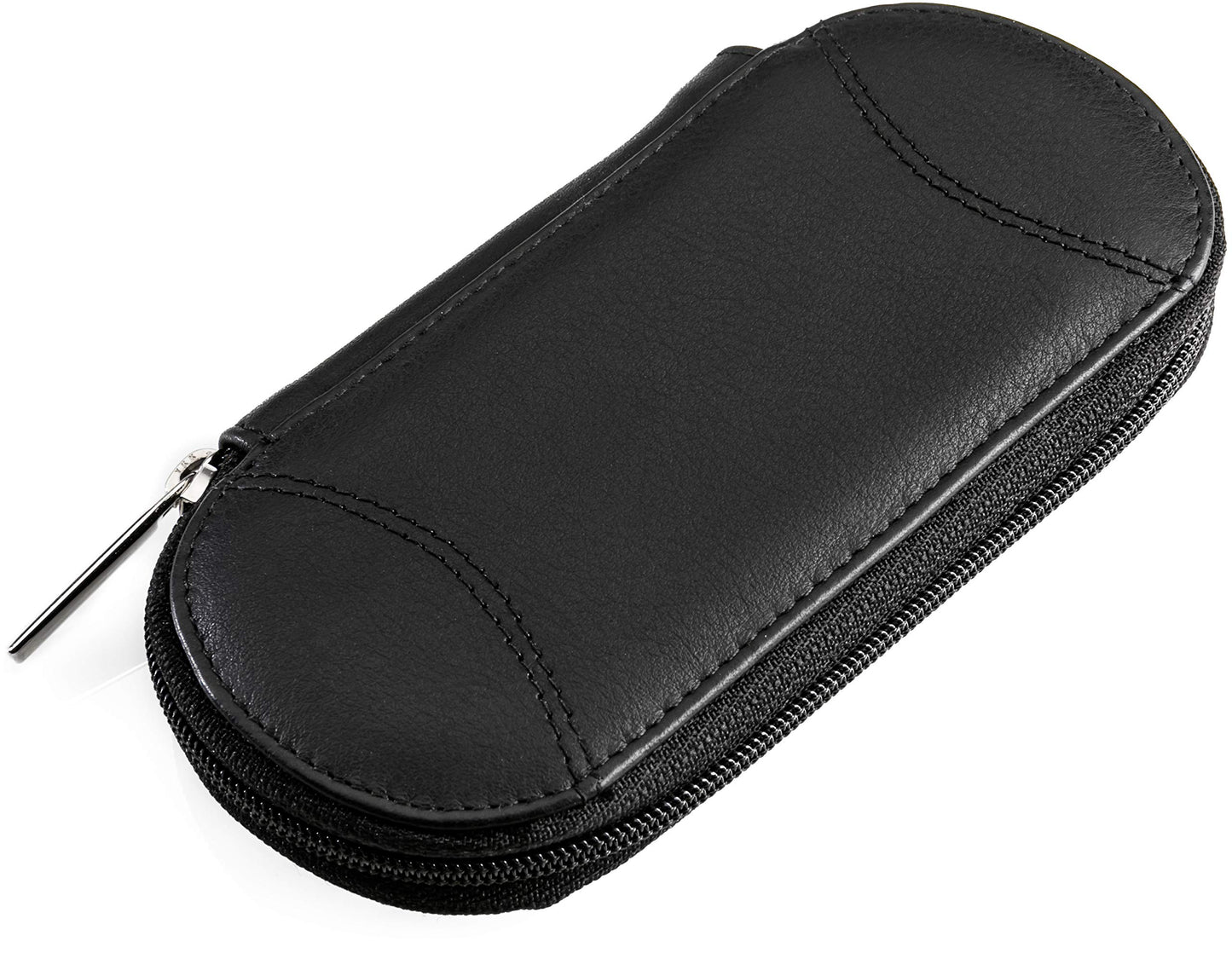 remos professional body care REMOS Manicure Case Empty Made of Genuine Leather with Space for 5 Tools - Black