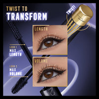 Max Factor Masterpiece 2-in-1 Lash Wow Mascara - 003 - Midnight Black, 7ml