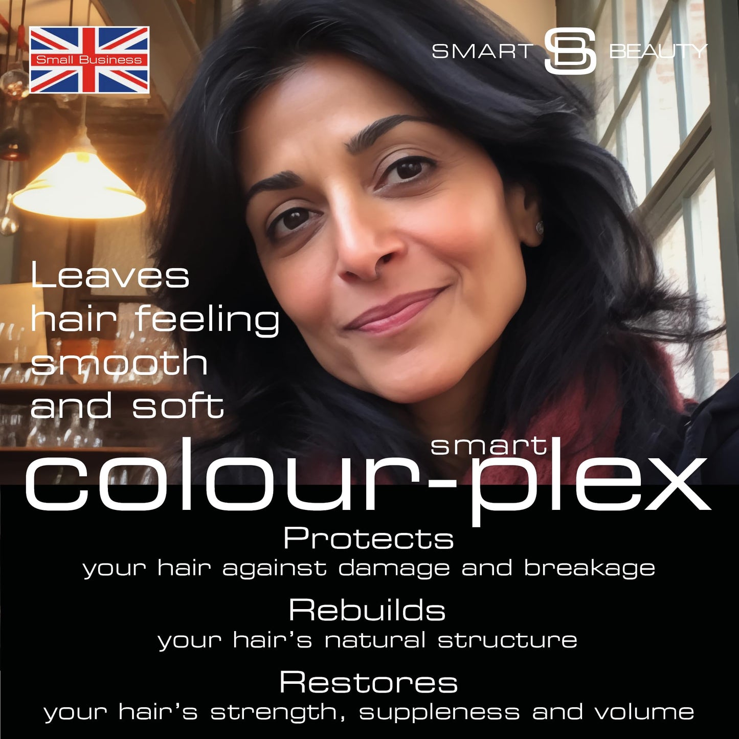 Pure Black Hair Dye Permanent with Anti-Breakage Plex Hair Care, Vegan Hair Dye & Cruelty-Free, 100% Grey Coverage, Natural Black Hair Colour, For All Hair Types. Smart Beauty