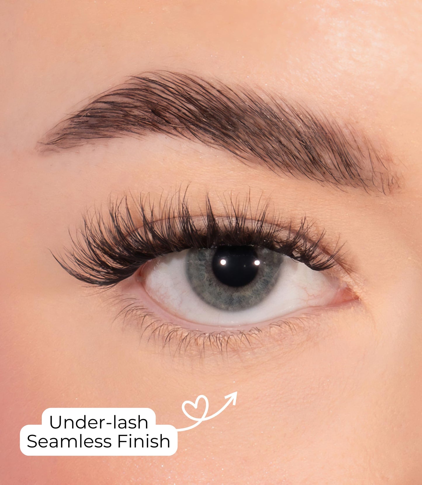 Lola's Lashes Press-On Lashes | Soft Definition Starter Kit | Pre-Glues Lashes | Easy Application | Stick & Clamp Tools Included | 24 Hour Wear & Waterproof | 10-14mm
