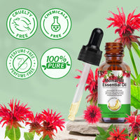 Monarda Essential Oil for Hair Growth,100% Pure & Natural Monarda Oil for Healthier Thicker Fuller Hair,Eliminate Hair Split Ends, Repairs Damaged Hair & Skin For Men & Women 60ml