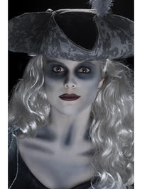 Smiffys Make-Up FX, Ghost Ship Kit, Grease, Black 6 Colour Palette, Cream & Crayon & Applicators, Cosmetics and Disguises Fancy Dress, Cosmetic Dress Up Cosmetics & Disguises.