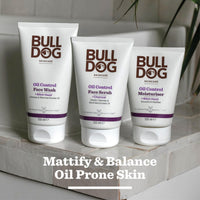 Bulldog Skincare for Men Bulldog Skincare Oil Control Face Moisturiser for Men, Lightweight Moisturiser for Oily Skin Enriched With Witch Hazel, 100ml