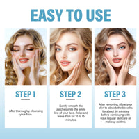 VOKY Smile Line Wrinkle Patches | 16 Count | Ultra & Thin Breathable | Anti-Wrinkle Facial Tapes for Instant Lifting & Smoothing | Hyaluronic Acid & Multi-Vitamins