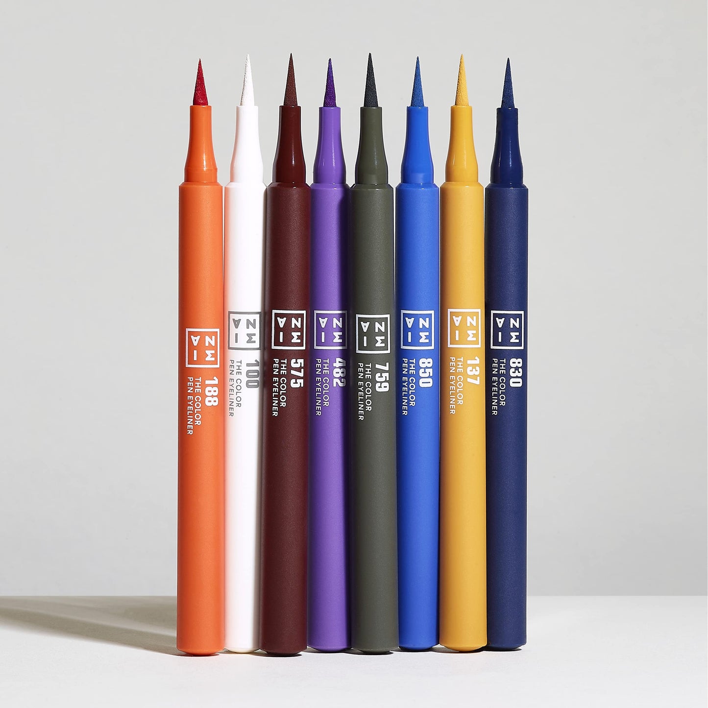 3INA MAKEUP - The Color Pen Eyeliner 850 - Blue Liquid Eyeliner 10h Longwear - Precise Felt Tip Matte Liner Sensitive Eyes
