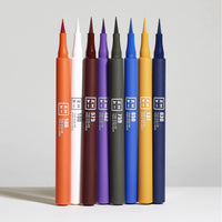 3INA MAKEUP - The Color Pen Eyeliner 850 - Blue Liquid Eyeliner 10h Longwear - Precise Felt Tip Matte Liner Sensitive Eyes